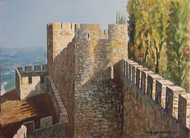 Pormenor do castelo de Santiago do Cacém