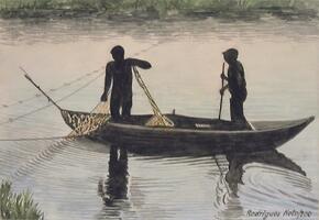 Pescadores no Sado