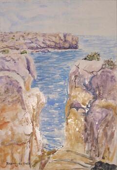 Rochas à beira mar