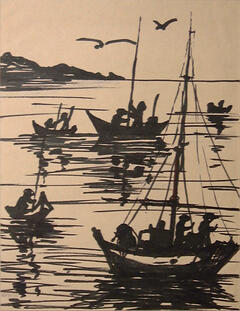 Barcos na Ria