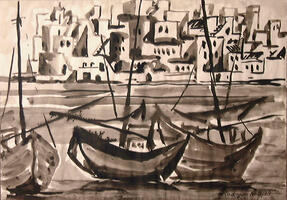Barcos em Olhão