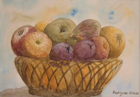 Cesto com fruta