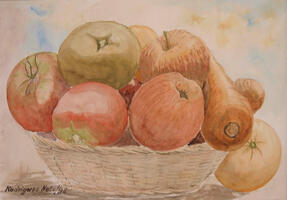Cesto com fruta