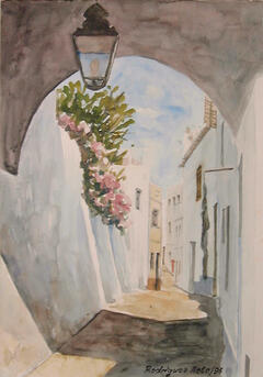 Rua com arco