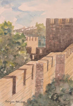 Pormenor do castelo de Silves