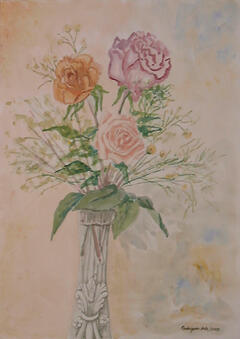 Jarra com rosas